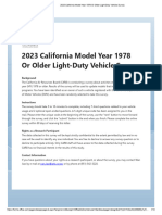 2023 California Model Year 1978 or Older Light-Duty Vehicle Survey