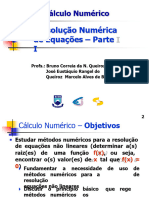 Métodos Numéricos - 5a - Zero de Funções