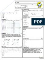 Trabalho Parcial Matematica 8 Ano