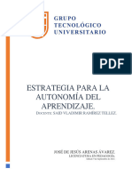 Estrategias para La Autonomía Del Aprendizaje - 13 Tipos de Aprendizaje