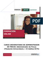 Curso de Administrador de Fincas