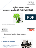 Legislação Ambiental Brasileira para Engenheiros