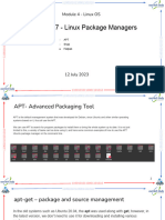 Chapter 4.7 - Linux Package Managers