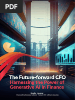 The Future Forward CFO Harnessing The Power of Generative AI in Finance