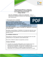 Guía de Actividades y Rúbrica de Evaluación - Unidad 2 - Tarea 2 - Estimación de Métodos de Selección de Reproductores para Una Sola Característica