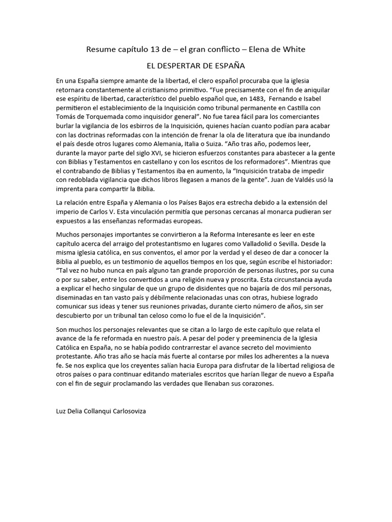Elena de White | PDF | Inquisición española | España