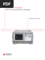 ESA-E Series Spectrum Analyzer: Keysight Technologies