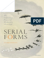 Clare Pettitt - Serial Forms - The Unfinished Project of Modernity, 1815-1848-Oxford University Press (2020)