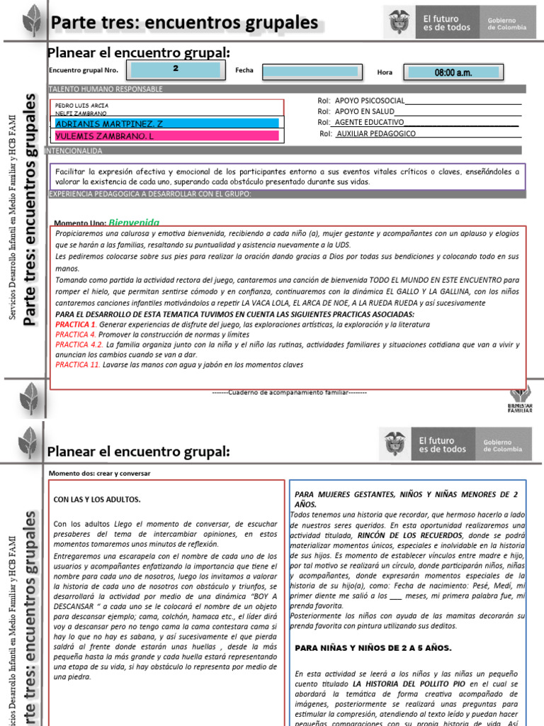 Planeaciones Icbf Pdf