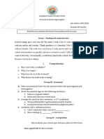 Inglês IIº Ciclo 3º Trimestre 2022