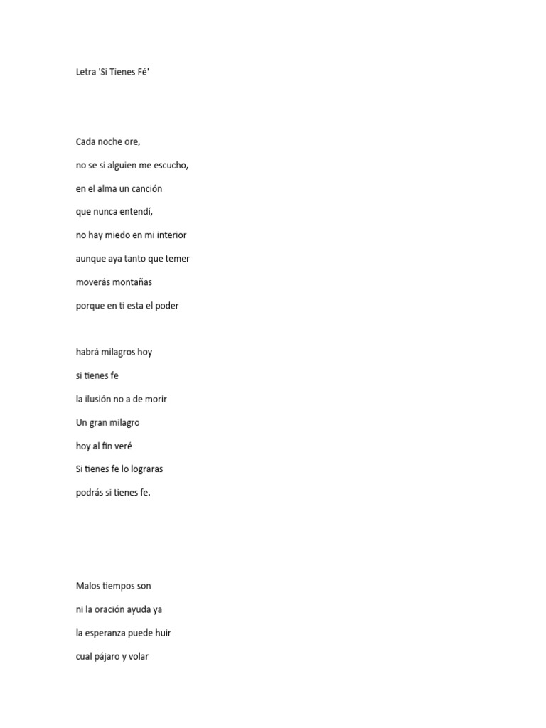 Letra de 
