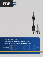 GSP+C.V.JOINT+&+DRIVE+SHAFTS+NEW+ITEM+CATALOGUE+September+2021 Semi Eje Punta Eje CV Joint