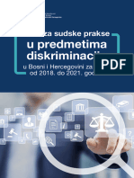 U Predmetima Diskriminacije: Analiza Sudske Prakse