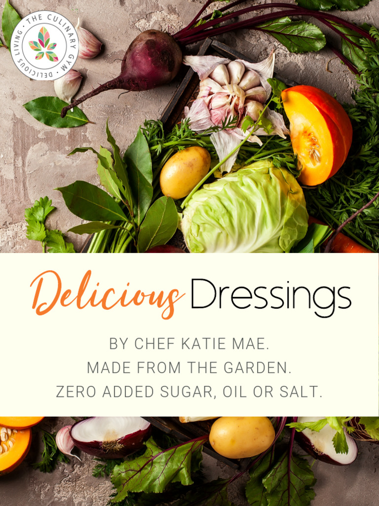 Vegan Oil Free Salad Dressings | PDF | Mustard (Condiment) | Teaspoon