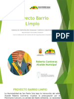 Proyecto Barrio Limpio