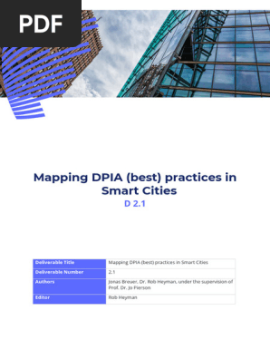SPECTRE Deliverable 2.1 - mapping DPIA best practices