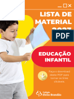 (Ed. Infantil) LISTA DE MATERIAL