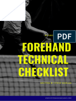 Forehand Checklist Sept 23