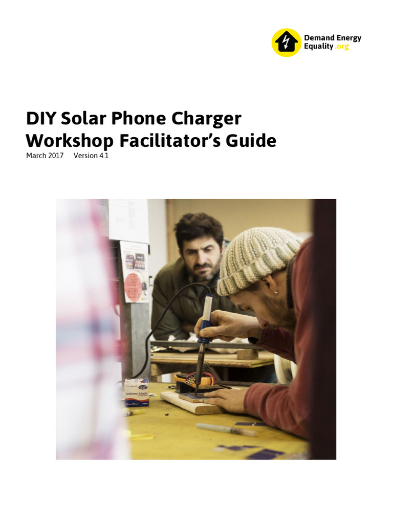 DIY Solar Phone Charger PDF Soldering Taxes