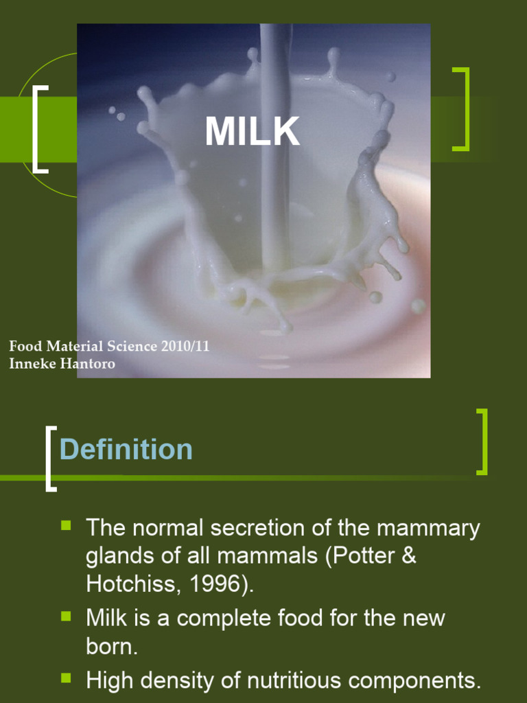 Milk PDF Emulsion Milk