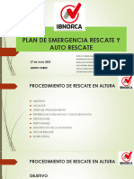 Plan de Emergencia Rescate y Auto Rescate