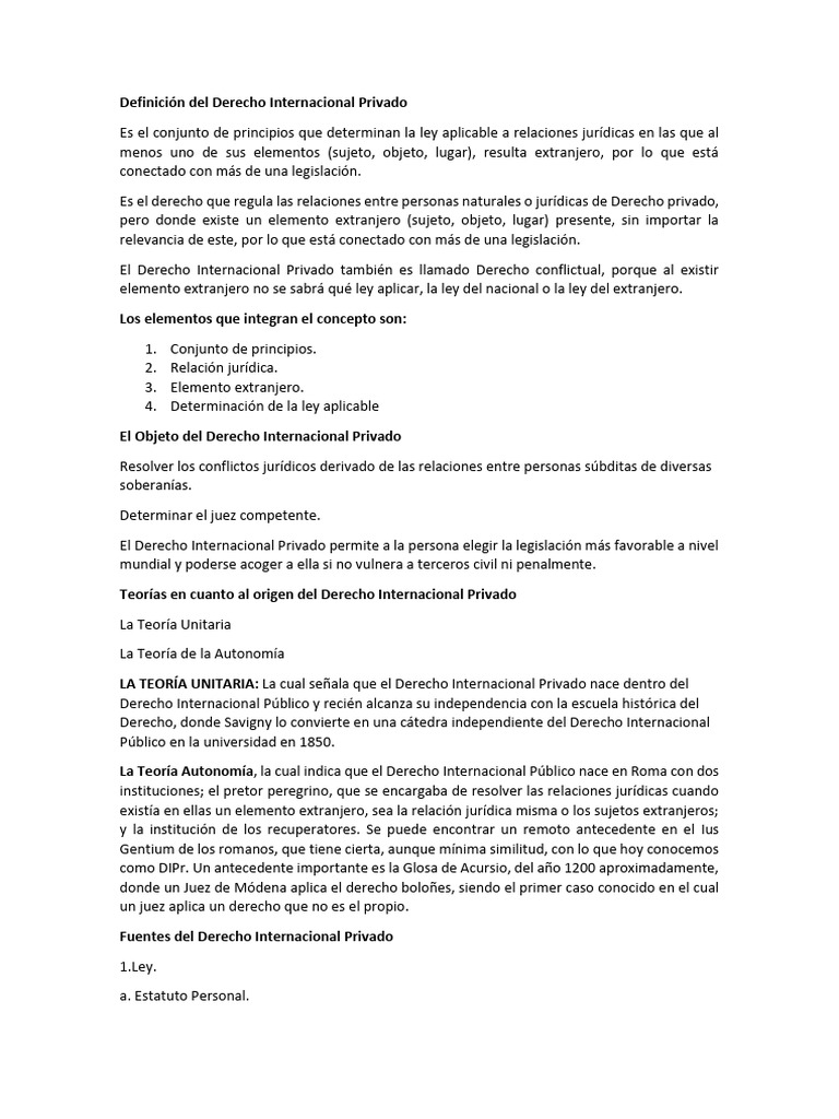 Clases de derecho internacional privado 1 3 pdf ley internacional
