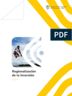 Regionalización Inicial Del Componente de Inversión Del Presupuesto General de La Nación 2024