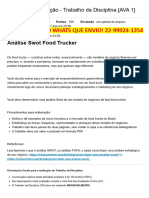 Entrega Da Avaliação - Trabalho Da Disciplina (Ava 1) Gestão Estratégica de Marketing