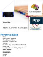 Profil Nara Sumber Bapak Mario Xaverius
