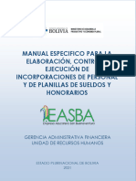 Manual Elaboracion Planillas - 2021 e Incorporacion de Personal