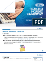 REDACCIÓN DE DOCUMENTOS ADMINISTRATIVOS - Tema 1