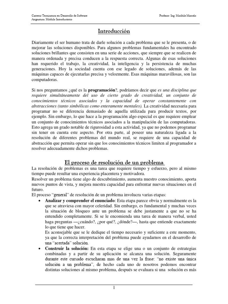 Introduccion A Los Algoritmos Pdf Lenguaje De Programación Algoritmos