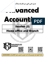 2 - Advanced Accounting - Home Office and Branch