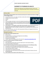 Psoriasis Management May 2018