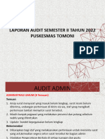 Laporan Audit Semester Ii Tahun 2022