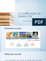 A Codificação Do Direito Civil