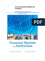 Financial Markets and Institutions Mishkin 8th Edition Solutions Manual