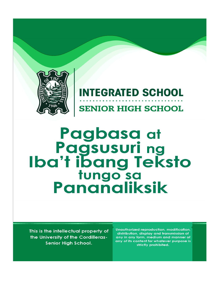 Pagbasa Module 3 Notes Pdf