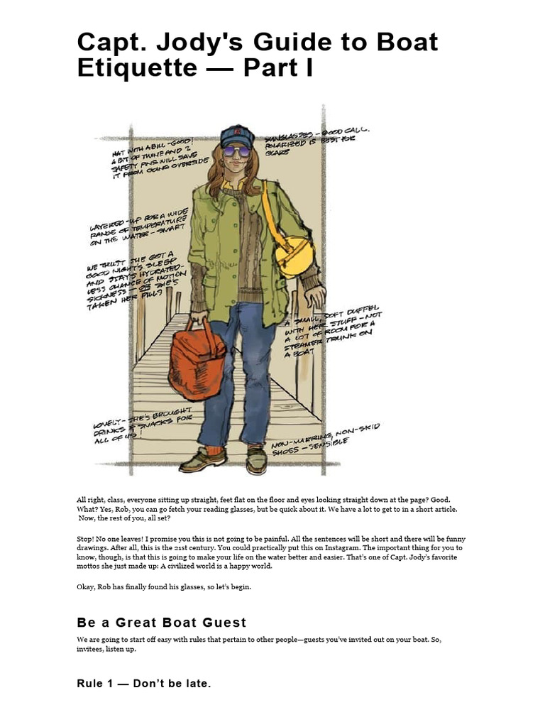 Boating Etiquette Part I PDF