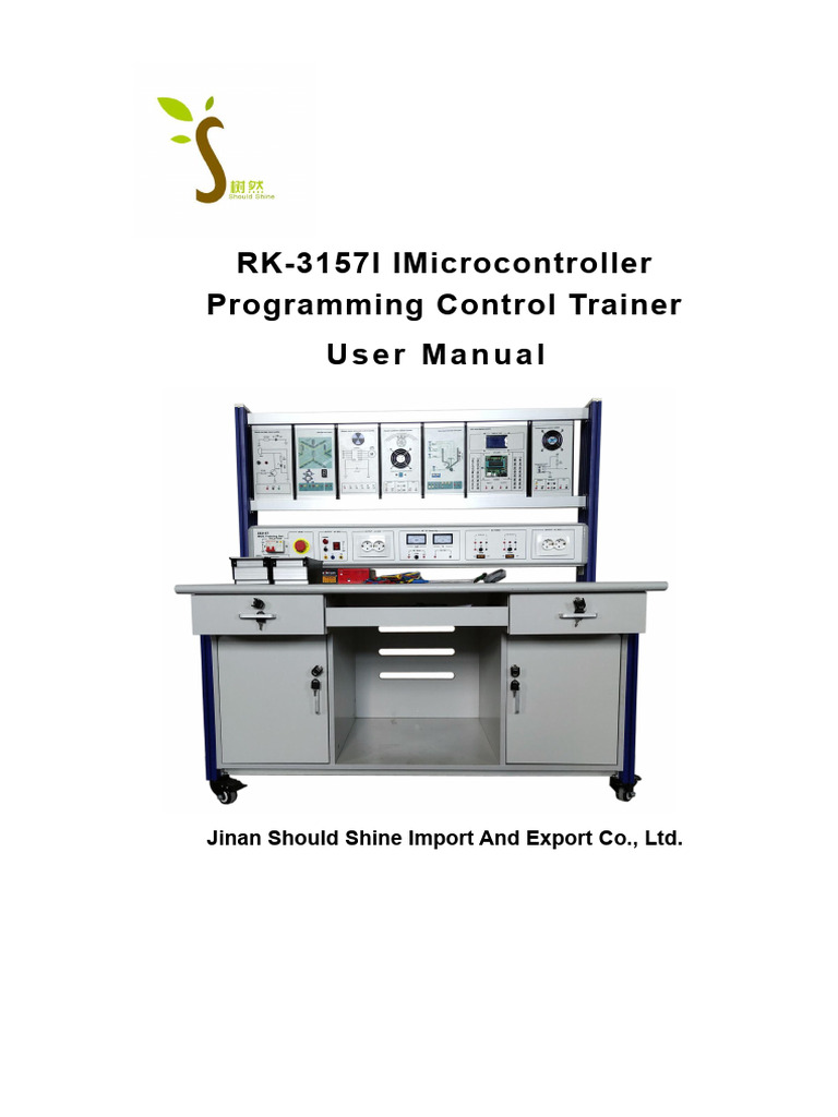 RK-3157I Microcontroller Trainer Manual | PDF | Microcontroller | Humidity