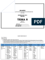 Silabus Kelas 4 Tema 8