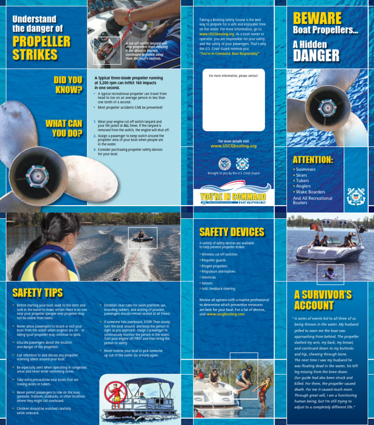 USCG Propeller Injury Bro PDF Propeller Water Transport
