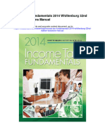 Income Tax Fundamentals 2014 Whittenburg 32nd Edition Solutions Manual