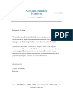 Documento Formal Minimalista Elegante Despacho Jurídico Legal Membrete
