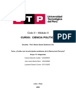 TA1 - ENSAYO Problemas de La Democracia Peruana