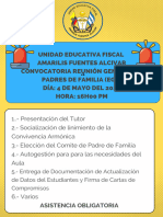 Convocatoria Padres de Famila