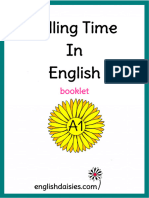 Telling Time in English Booklet