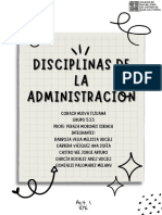 Disciplinas de La Administración