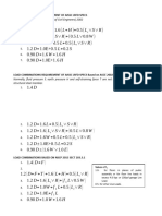 Load Combinations Requirement of Aissc LRFD Specs