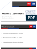 Aula 2 - Matrizes e Determinantes - Quinta